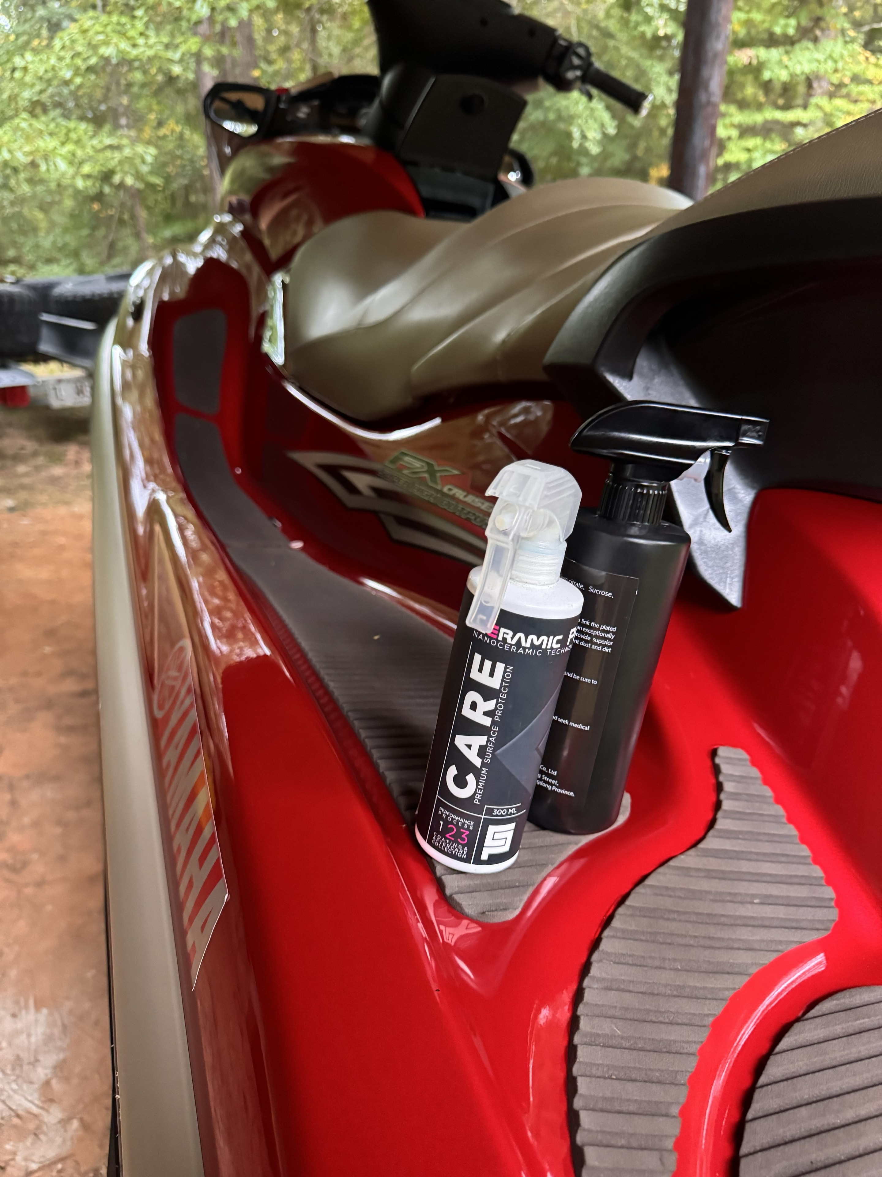 Pontoon toon acid wash — aluminum restored