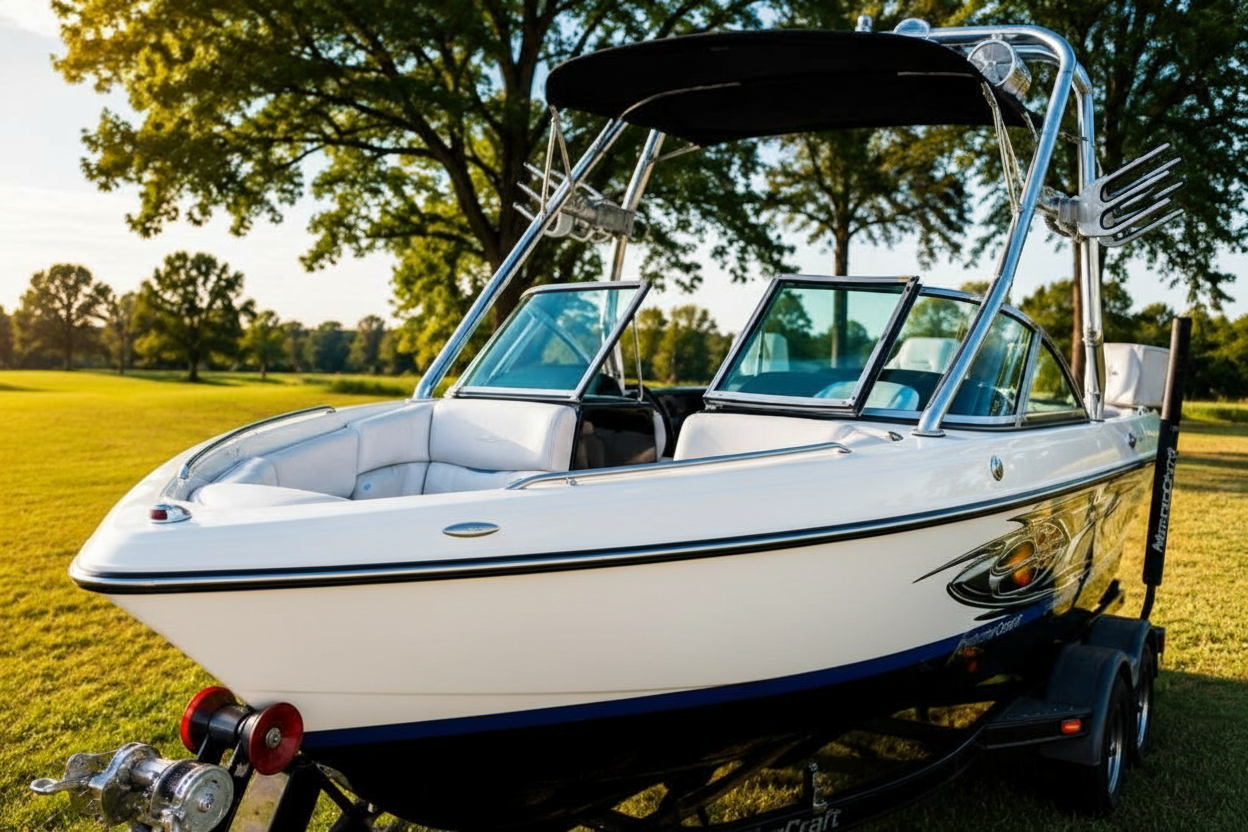 Boat hull ceramic coating and gelcoat restoration